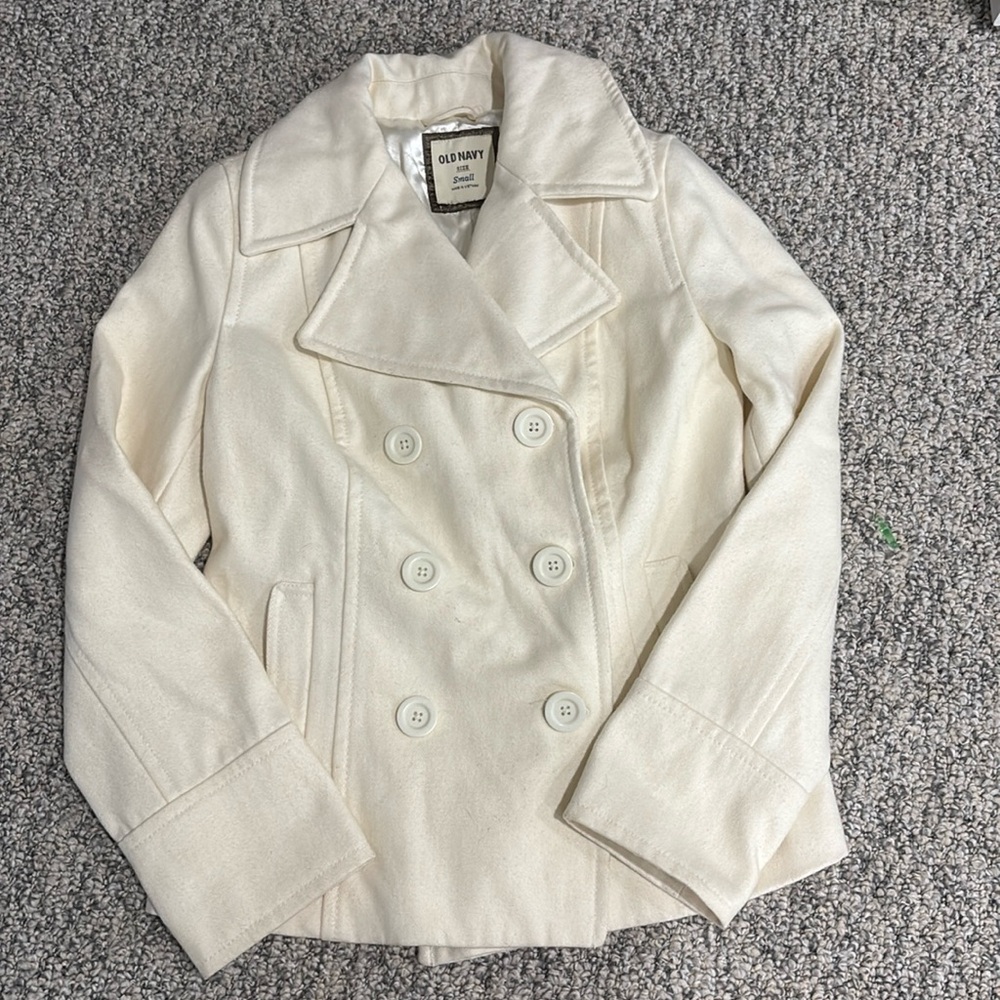 Cream Peacoat